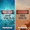 Signmission 480 Volts Danger Sign, Plastic, 10in W x 7in L, 2PK OS-2PACK-DS-P-710-L-19262 - alternate 5